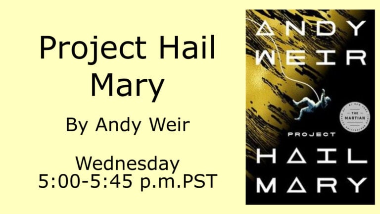Project Hail Mary New Book Club Book
